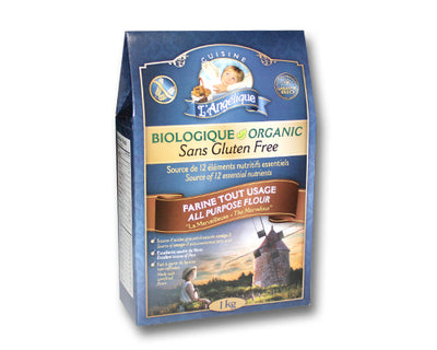 ORGANIC GLUTEN FREE ALL PURPOSE LA MERVEILLEUSE - CUISINE L'ANGÉLIQUE - 1kg - 6 units
