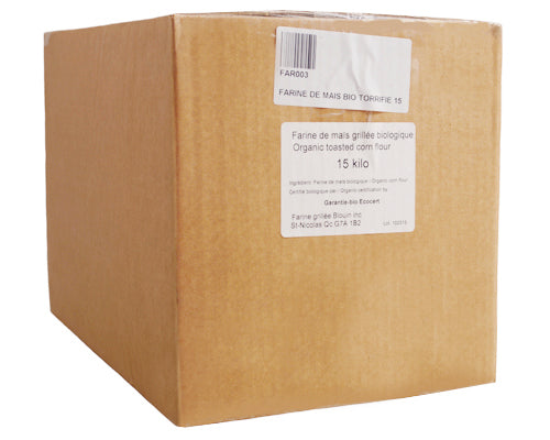 ORGANIC CORN FLOUR - LA FARINE GRILLÉE BLOUIN - 15kg