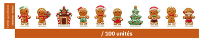 CERAMIC BEAN GINGER BREAD - 100 units