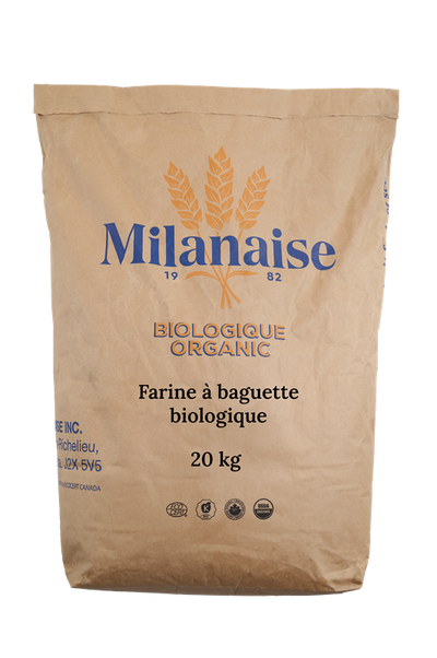 ORGANIC BAGUETTE FLOUR - MILANAISE - 20kg