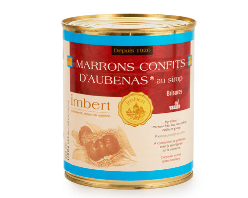 AUBENAS CONFIT BROKEN CHESTNUT IN SYRUP 850 ml