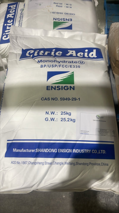 Acide citrique monohydraté anhydre 25 kg