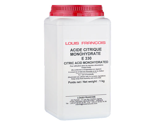 GROUND CITRIC ACID - LOUIS FRANÇOIS 1 kg