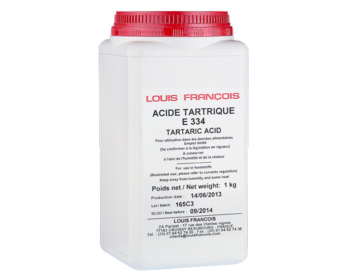 TARTARIC ACID - LOUIS FRANÇOIS 1 kg