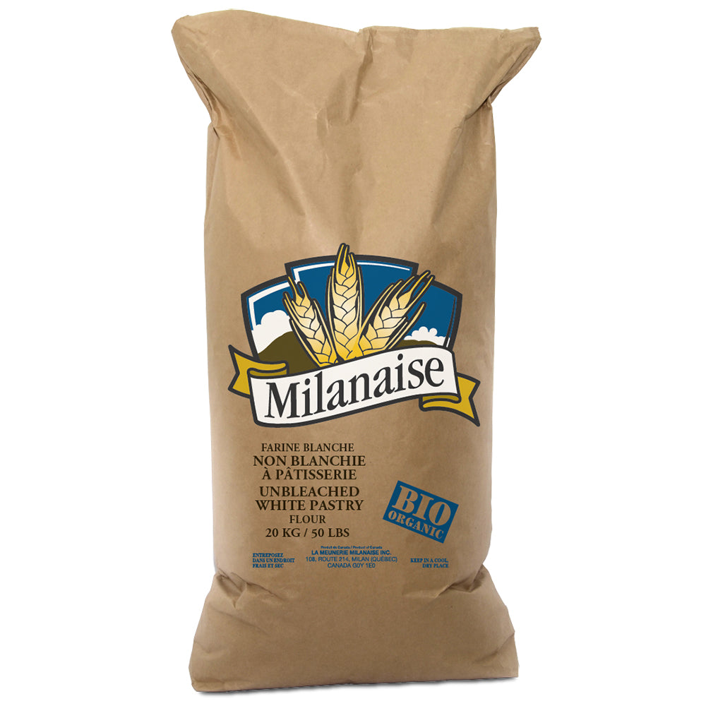 NON-BLEACHED WHITE FLOUR WITH ORGANIC PASTRY - MILANAISE - 20kg