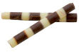 SMALL DUO CHOCOLATE ROLLS MADE OF DARK CHOCOLATE AND IVORY - MONA LISA - 300 units