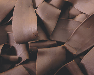 DARK CHOCOLATE SEMI-SWEET SHAVINGS - MONA LISA - 4lbs 1.814kg