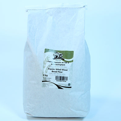 ORGANIC WHOLE WHEAT FLOUR - MOULIN LACOSTE - 5kg
