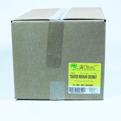 MEDIUM ROASTED COCONUT - 25 lbs - 11.34 kg