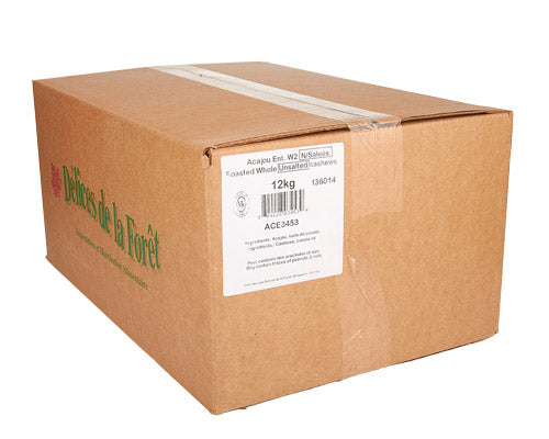 UNSALTED ROASTED SHELLED CASHEW 12 kg