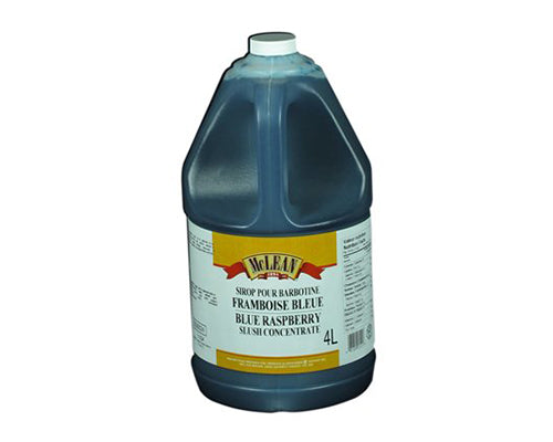 BLUE RASPBERRY SLUSH CONCENTRATE - MCLEAN 4 litres