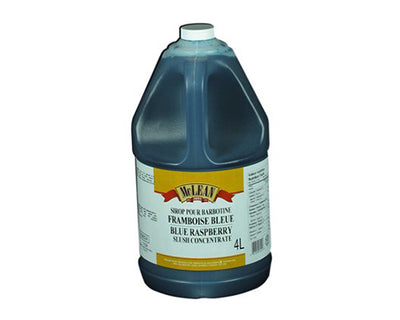 BLUE RASPBERRY SLUSH CONCENTRATE - MCLEAN 4 litres
