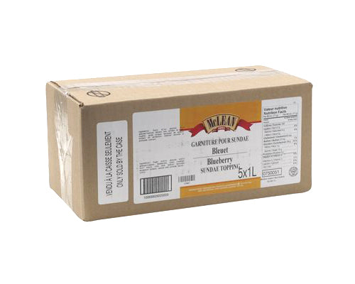 BLUEBERRY SUNDAE TOPPING - MCLEAN 1 litres