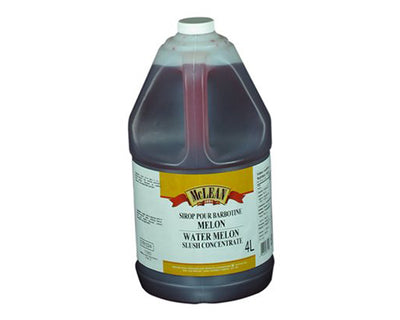 SLUSH SYROP MELON FLAVOR - MCLEAN  4 Litres