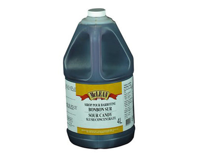 SLUSH SYROP SOUR CANDY - MCLEAN 4 litres
