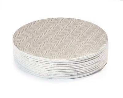 9'' ROUND SILVER CAKE BOARD 3/16 12 units
