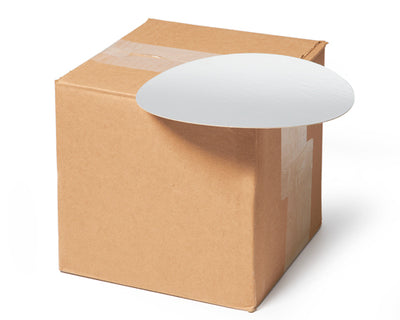 SILVER 28 PTS THIN CAKE BOARD 8 ROUND 250 units