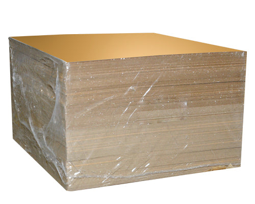 MEDIUM GOLD CAKE BOARD 10 x 10 60 PTS 100 units