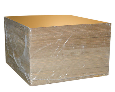 MEDIUM GOLD CAKE BOARD 10 x 10 60 PTS 100 units