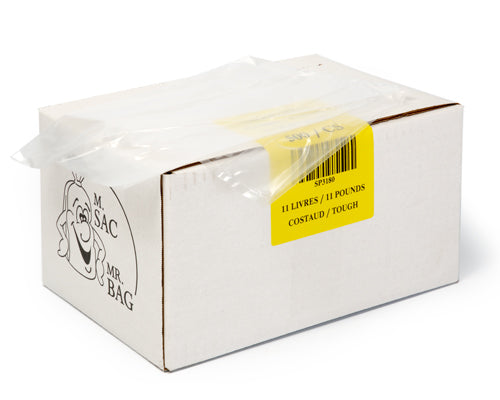 POLYTHYLÈNE BAGS 11 lb - 7 X 5 X 18 - 500 units