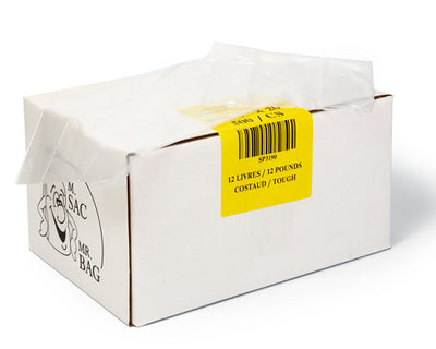 POLYTHYLENE BAG 12 lb - 7 X 5 X 20 - 500 units