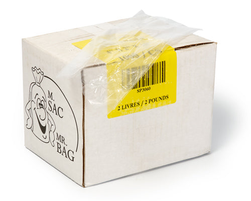 POLYTHYLÈNE BAGS 2 lb - 4 X 2 X 10 - 1 000 units