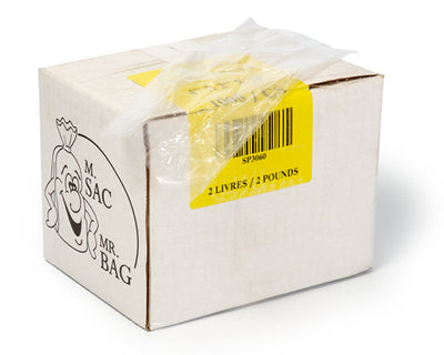 POLYTHYLÈNE BAGS 2 lb - 4 X 2 X 10 - 1 000 units