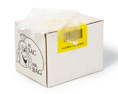 POLYTHYLENE BAG 6 lb - 5 X 3 X 15 - 500 units