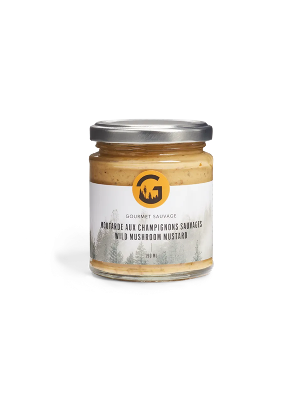 WILD MUSHROOM MUSTARD - GOURMET SAUVAGE 190 ml