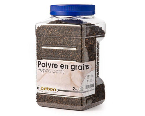 WHOLE BLACK PEPPER -CEBON 2 kg