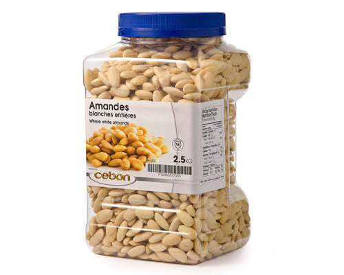 WHOLE BLANCHED ALMONDS - CEBON 2.5 kg