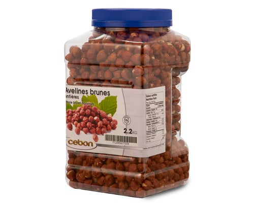 WHOLE BROWN HAZELNUTS - CEBON 2.2 kg