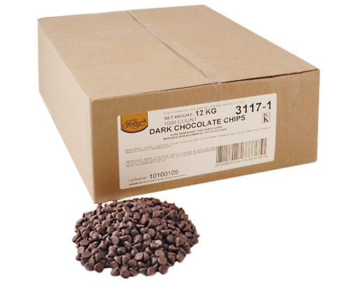 PURE CHOCOLATE CHIPS 4000CT - FOLEY'S CHOCOLATE - 12 kg