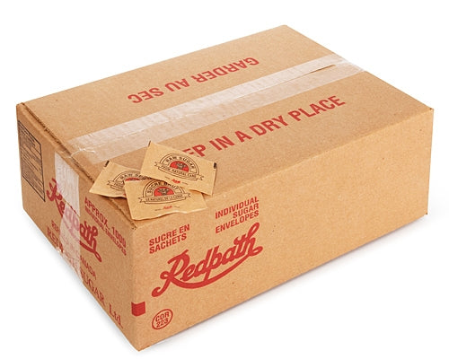 RAW SUGAR PACKETS - REDPATH - 3.5 grams - 1000 units