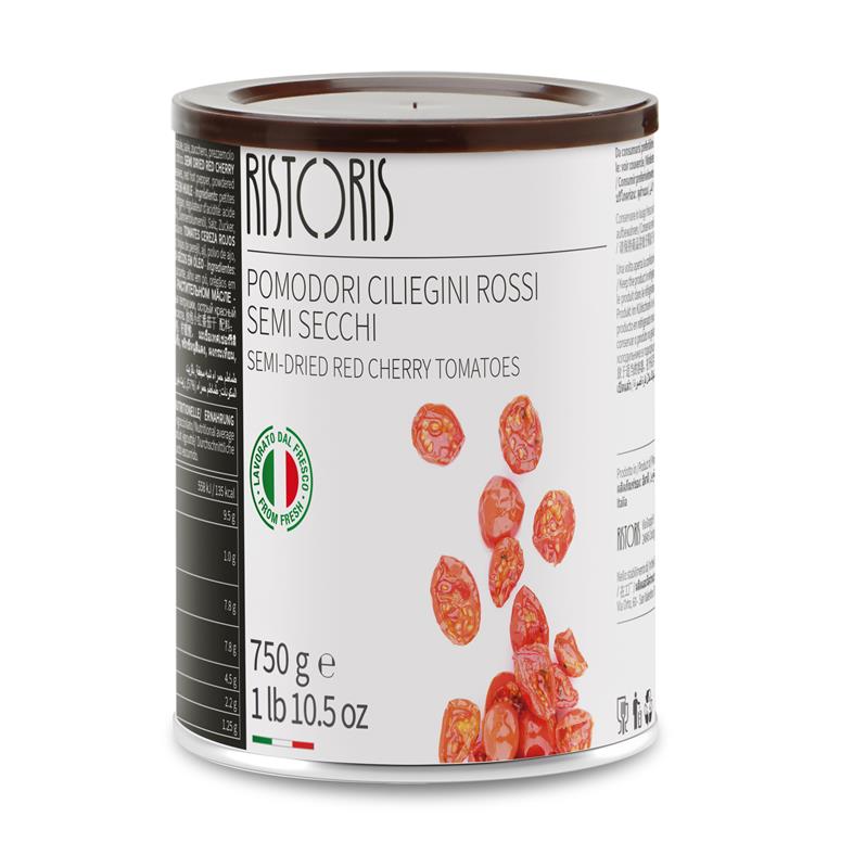 SEMI-DRIED RED CHERRY TOMATO - RISTORIS  750 g