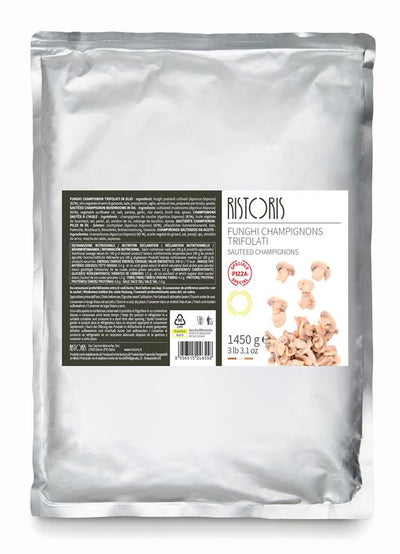 SAUTEED MUSHROOM IN OIL, PIZZA SPECIAL - RISTORIS  3 lb