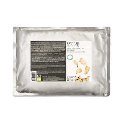 GRILLED ARTICHOKES QUARTERS IN OIL - RISTORIS  3 lb