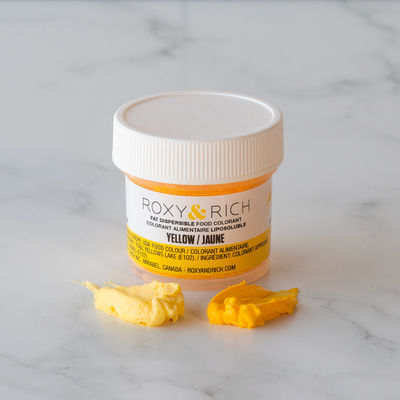 POWDER FAT DISPERSIBLE FOOD COLORANT YELLOW - ROXY & RICH 50 g