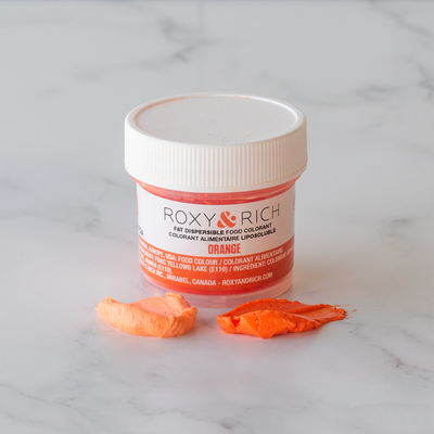 POWDER FAT DISPERSIBLE FOOD COLORANT ORANGE - ROXY & RICH 50 g