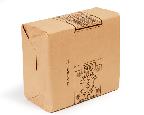 BROWN GROCERY BAGS 5 lb - 500 units