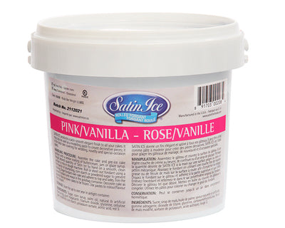 PINK VANILLA ICE ROLLED FONDANT - SATAN ICE 2.5 kg