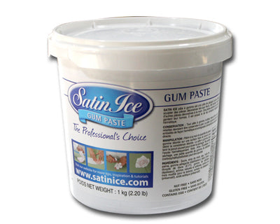 GUMPASTE WHITE READY TO USE - SATIN ICE 0.91 kg