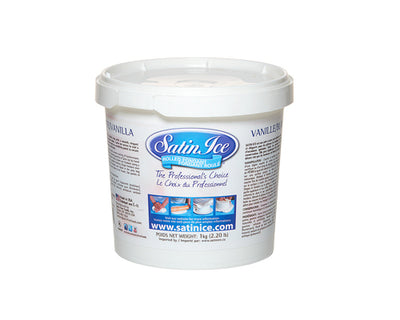 WHITE VANILLA ICE ROLLED FONDANT - SATIN ICE 1 kg