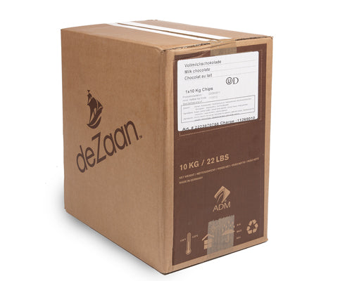 SUPERIOR MILK CHOCOLATE CHIPS 37% - SCHOKINAG - 10 kg