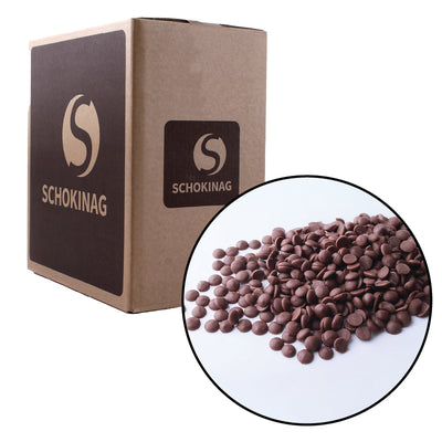 SUPERIOR MILK CHOCOLATE CHIPS 37% -  SCHOKINAG - 10 kg