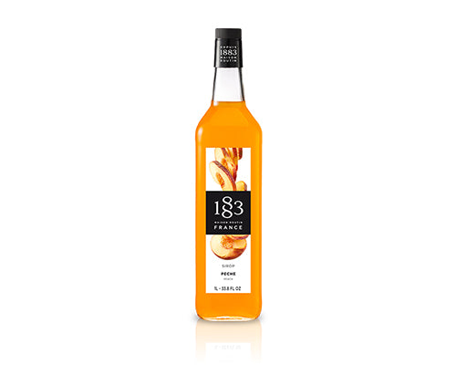 PEACH FLAVORED SYRUP - MAISON ROUTIN - 1 L