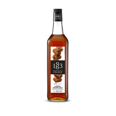SALTED CARAMEL FLAVORED SYRUP 1883 - MAISON ROUTIN - 1 L