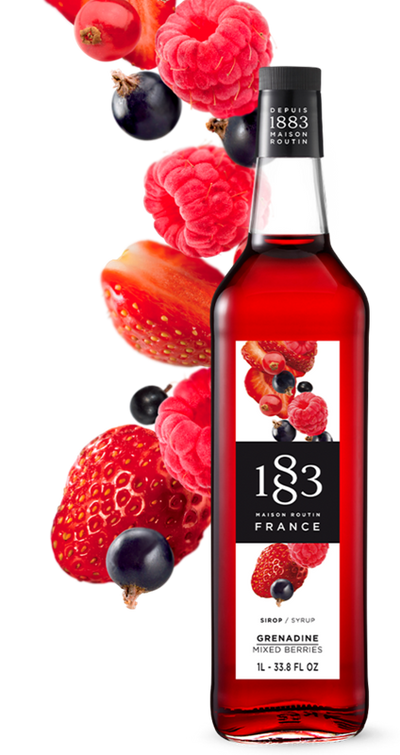 BLUEBERRY FLAVORED SYRUP 1883 - MAISON ROUTIN - 1 L