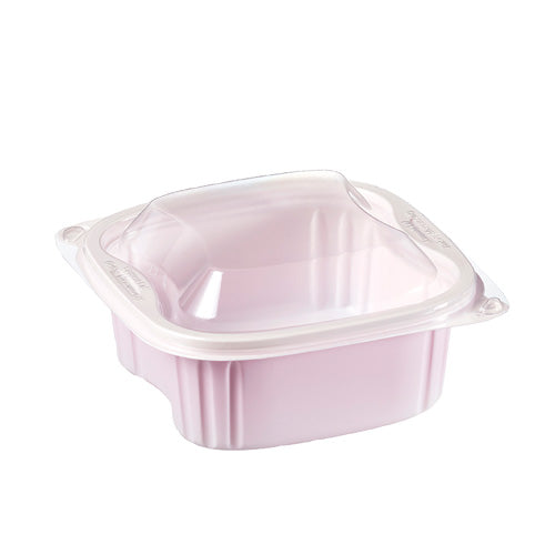 PINK BISTRO SQUARE CONTAINER 555 ml 19 oz 300 units