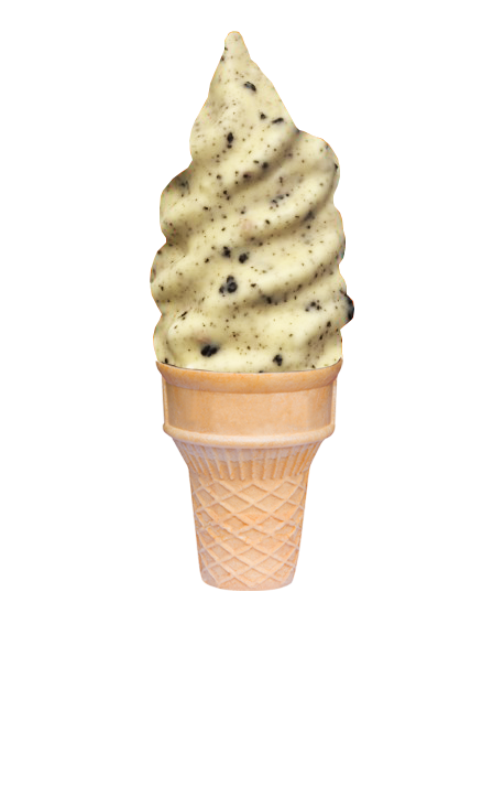 WHITE CHOCOLATE WITH OREO PIECES ICE CREAM CONE DIP - 1 kg - 4 units
